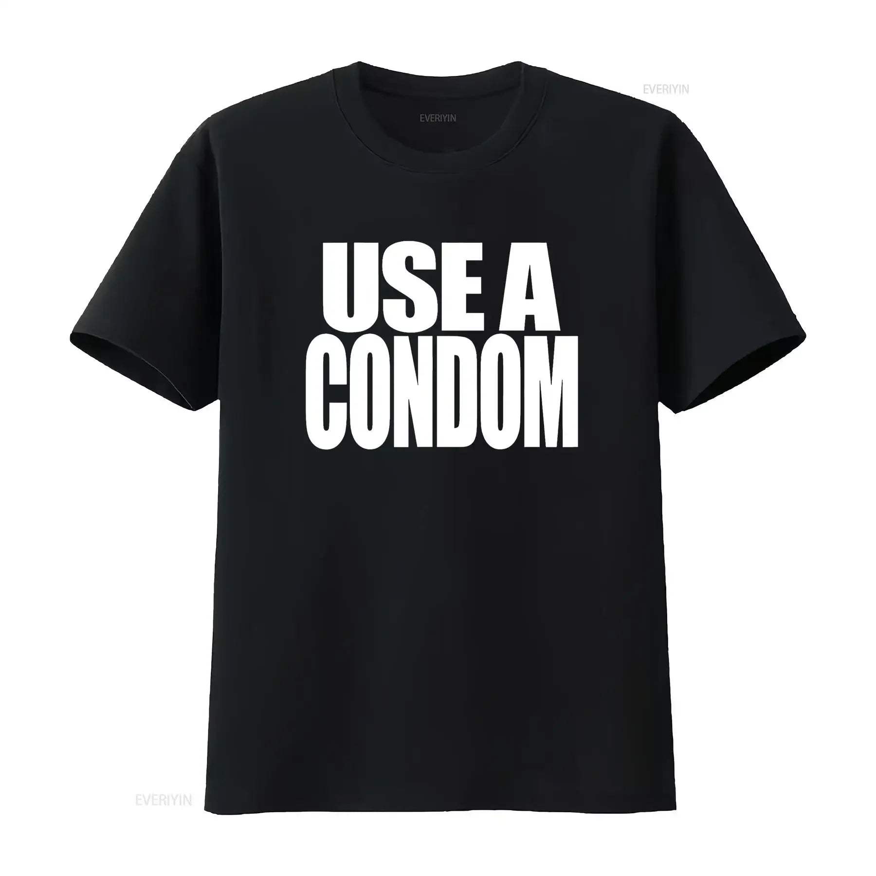 Use a Condom Trending T Shirt vintage Washed Casual Slightly Versatile Stylish Soft Stretched designer clothes Comfortable
