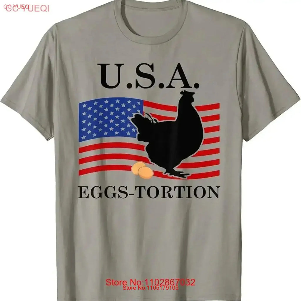 Are Eggs Cheap Yet USA Flag Under Distress US Egg Inflation T Shirt vintage Washed graphic homme Top For Everyday Wear vintage