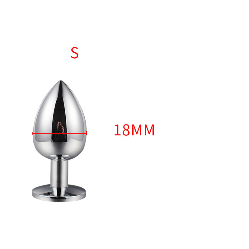 Funny Metal Anal Plug Fox Tail Female Backyard Toy Detachable Anal Plug