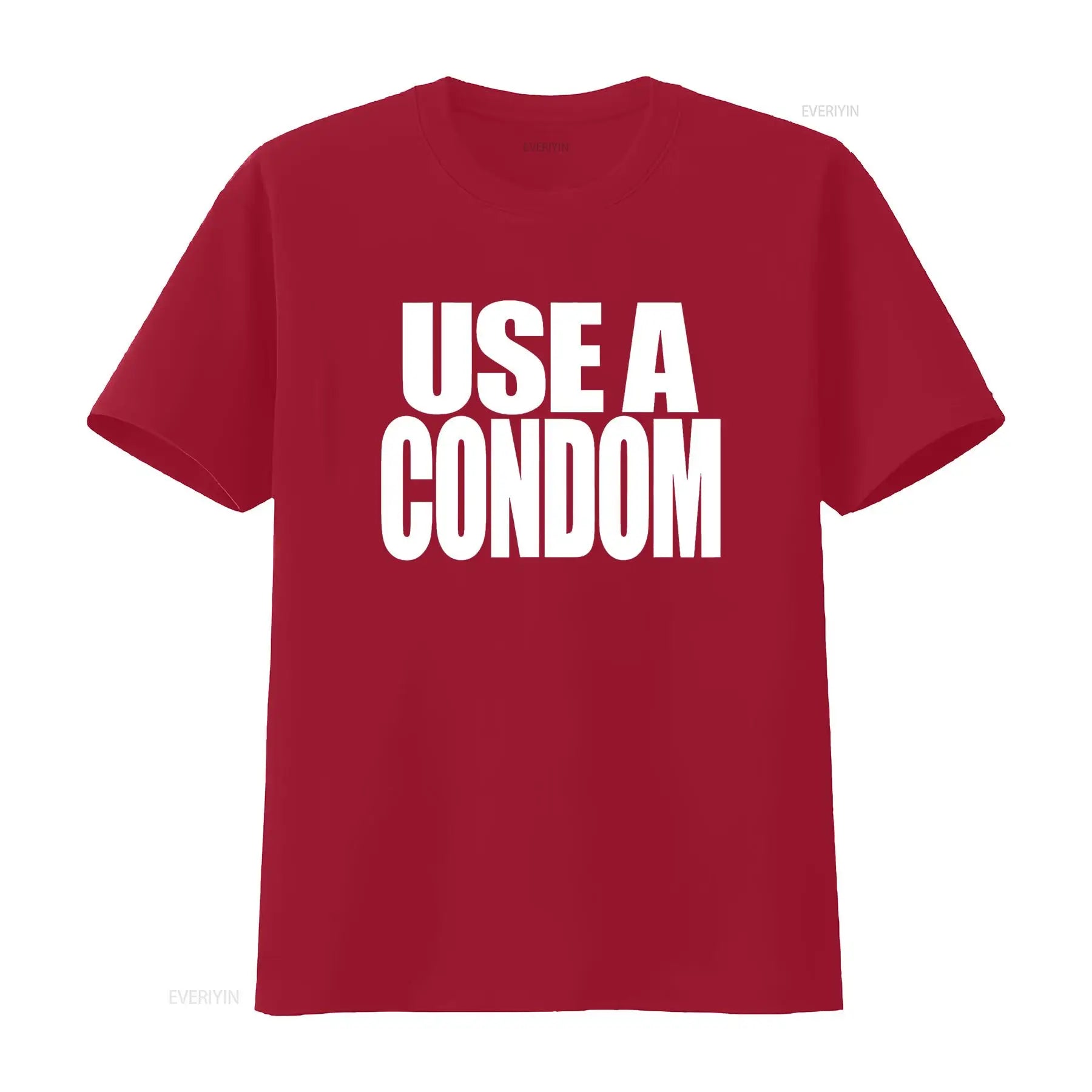 Use a Condom Trending T Shirt vintage Washed Casual Slightly Versatile Stylish Soft Stretched designer clothes Comfortable