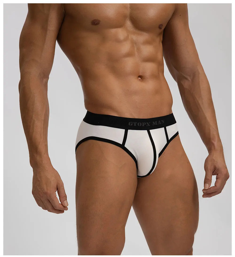 GTOPX comfortable low-rise cotton briefs for men, cross-border one-piece summer student underwear GT241