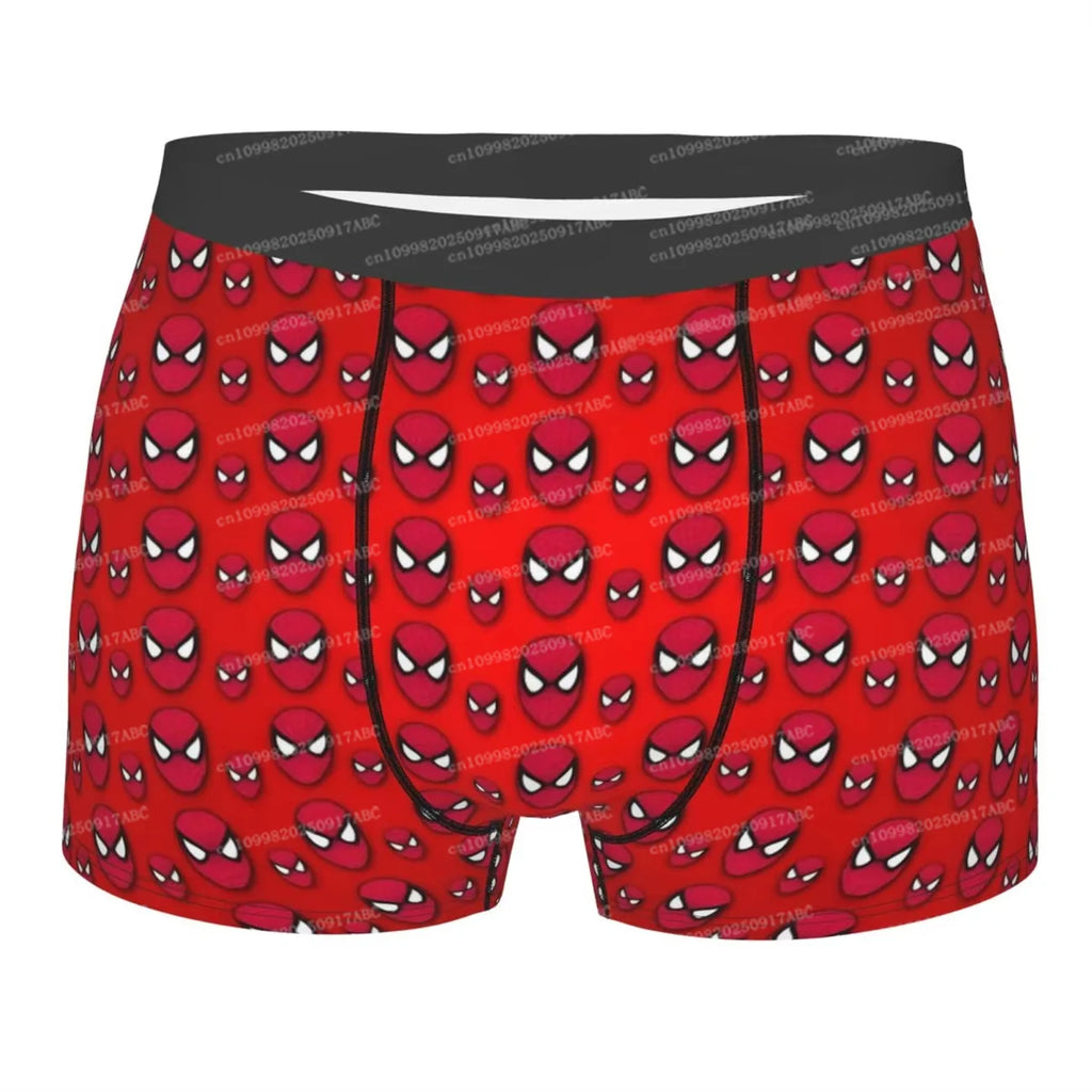 Men Underwear Spider Man Boxers Cartoon Shorts Panties Men's Underpants Comfortable Comic Animated Women Underwear Briefs