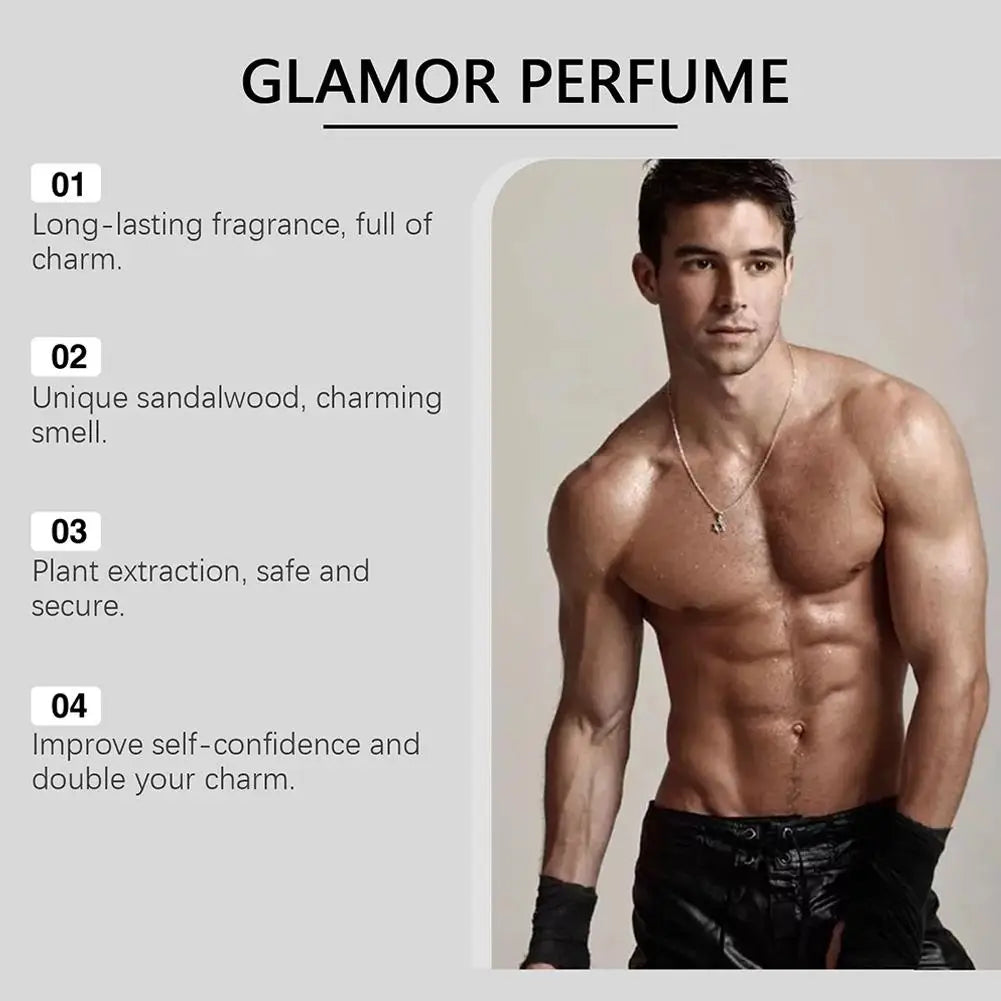 Portable Men's Dating Fragrance Spray, Long Lasting Enhance Attractiveness & Confidence ，Rich Layered Scent, Fragrance Seduction