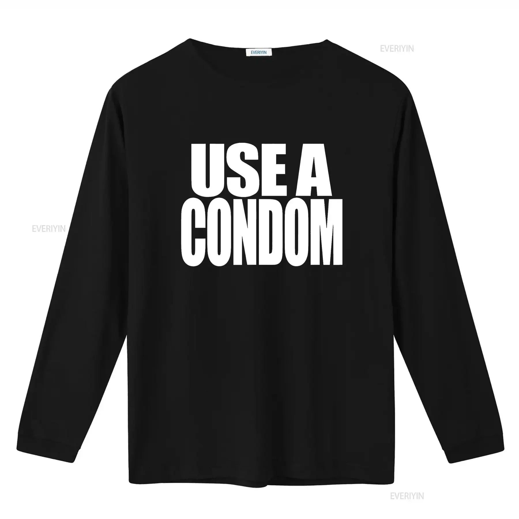 Use a Condom Trending T Shirt vintage Washed Casual Slightly Versatile Stylish Soft Stretched designer clothes Comfortable