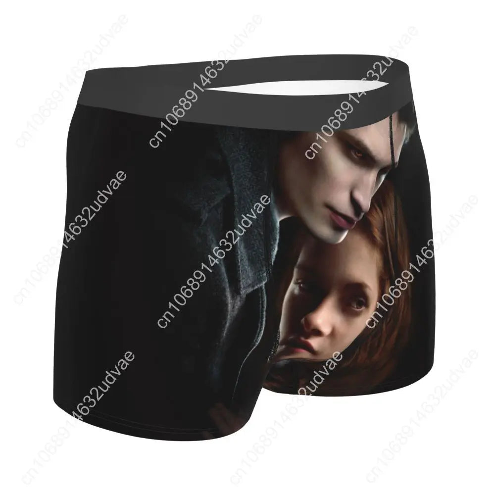 Personalized The Twilight Saga Underwear Men Sexy Printed Customized Edward Cullen Boxer Shorts Panties
