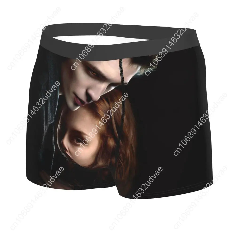 Personalized The Twilight Saga Underwear Men Sexy Printed Customized Edward Cullen Boxer Shorts Panties