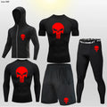 Sportswear Gym Fitness Tracksuit Men's Running Sets Compression Basketball Underwear Tights Jogging Sports Suits Clothes Dry Fit