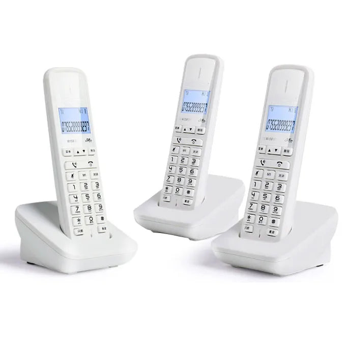 Wireless Telephone 1-4 handstes cordless Answering Machine Corded Phone Handset office home hotel Long Range table phone