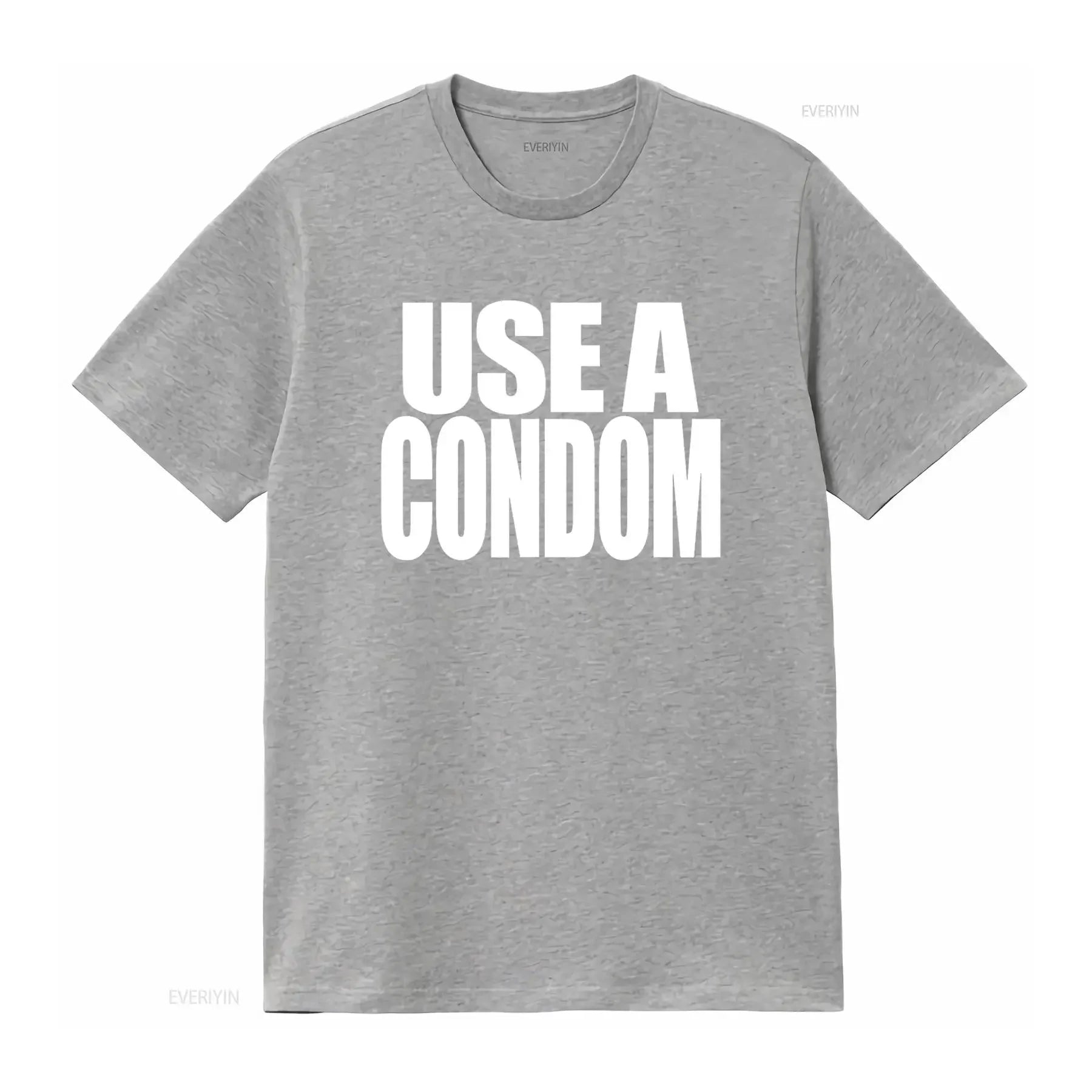 Use a Condom Trending T Shirt vintage Washed Casual Slightly Versatile Stylish Soft Stretched designer clothes Comfortable