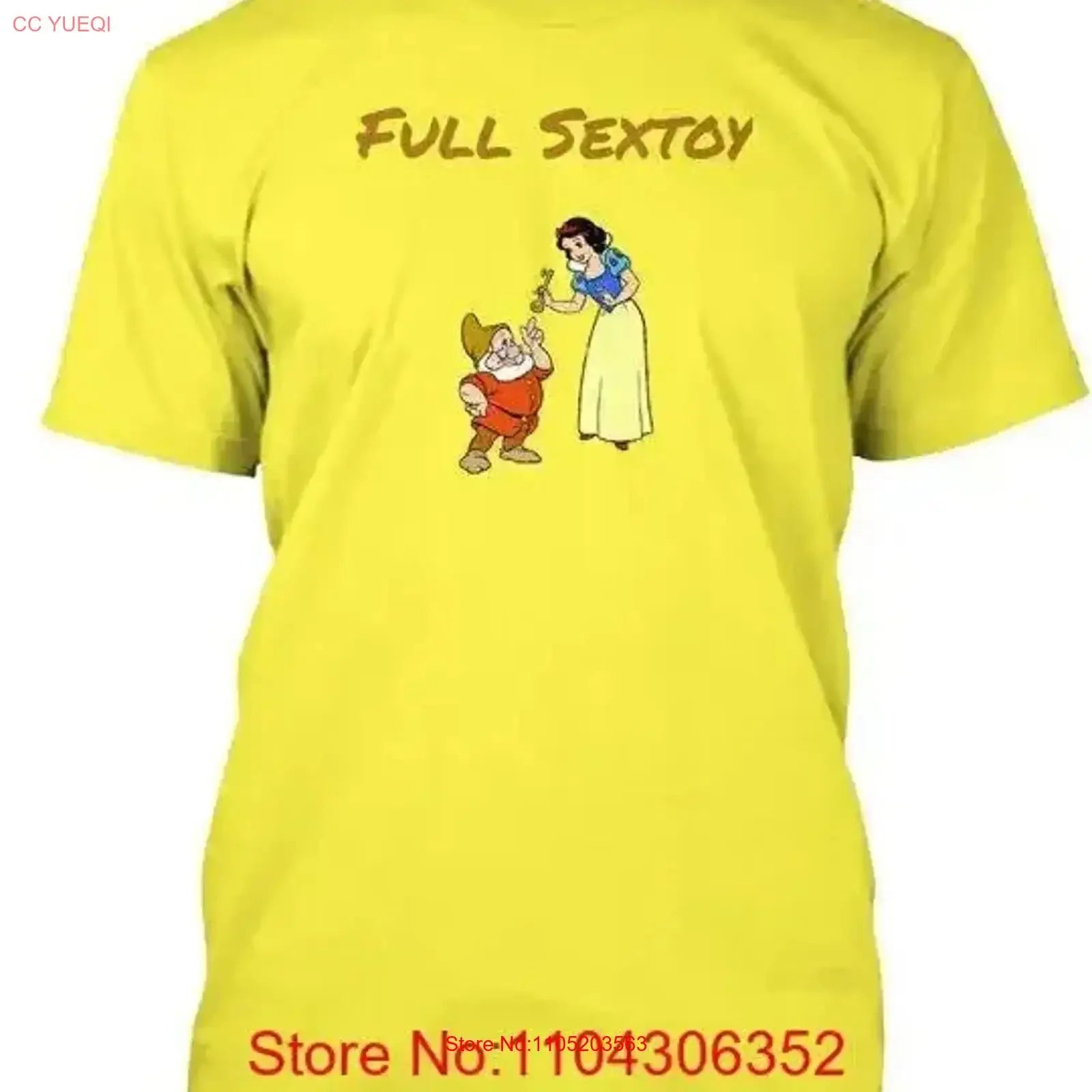 Full Sextoy T Shirt vintage Washed streetwear Stretched Comfortable Soft Top For Everyday Wear homme Stylish graphic fashion