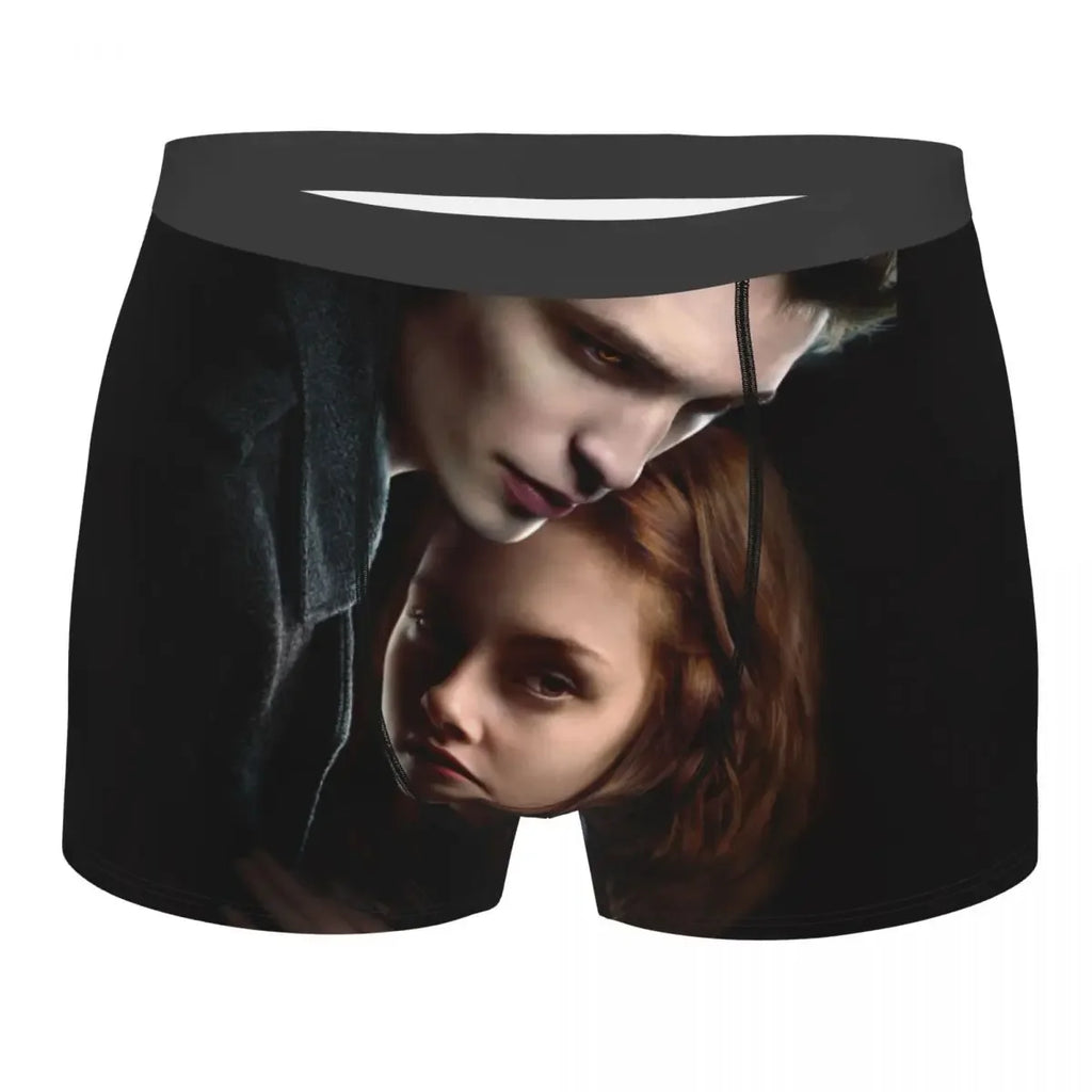 Personalized The Twilight Saga Underwear Men Sexy Printed Customized Edward Cullen Boxer Shorts Panties