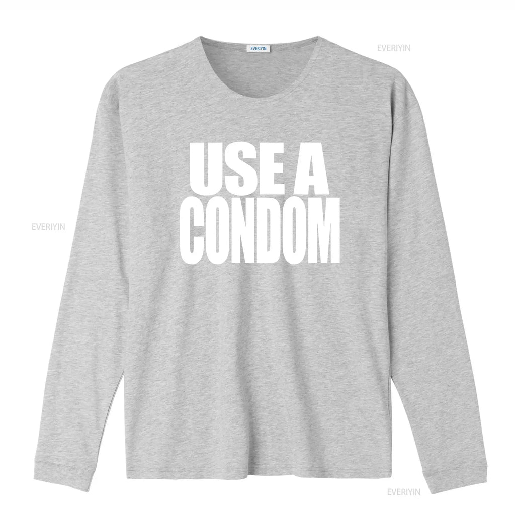 Use a Condom Trending T Shirt vintage Washed Casual Slightly Versatile Stylish Soft Stretched designer clothes Comfortable
