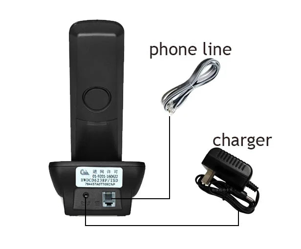 Wireless Telephone 1-4 handstes cordless Answering Machine Corded Phone Handset office home hotel Long Range table phone