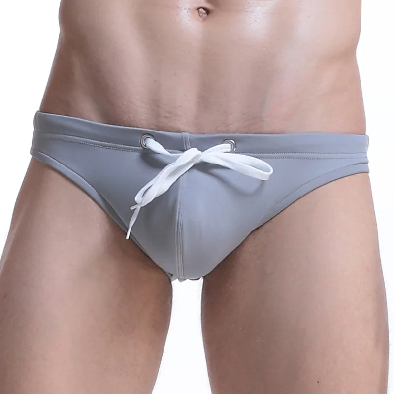 AIBC Men Bikini Swim Briefs Sport Beach Shorts Quick Dry Underwear For Swimming And Training Gym Lounge Sexy Briefs Swimwear