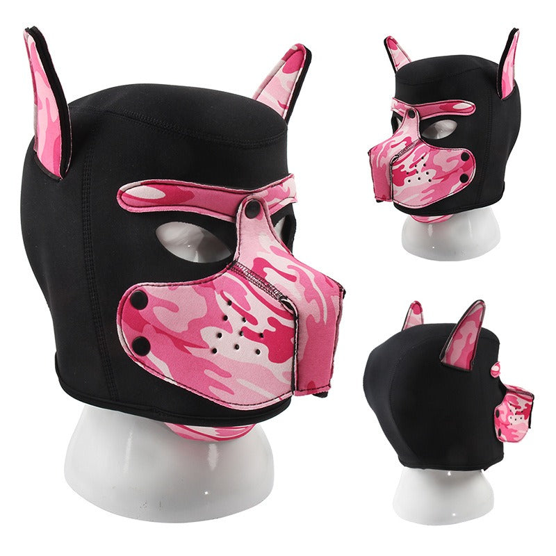 New Adult Sex Toy SM Alternative Toy Role Play Flirting Dog Head Mask Headgear