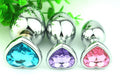 Sexual Products Adult Products Metal Backyard Heart-Shaped Anal Plug Anal Expansion Toys Sex Products Alternative
