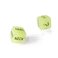 SM Fun Supplies Matching Toys English Color Dice Nightglow Glow Pair Set