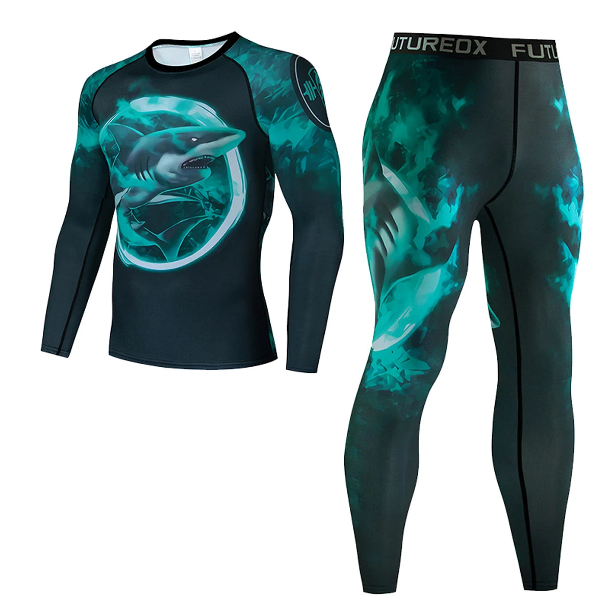 Sportswear Gym Fitness Tracksuit Men's Running Sets compressed shirt Underwear Tights Jogging Sports Suits Clothes quick Dry Fit