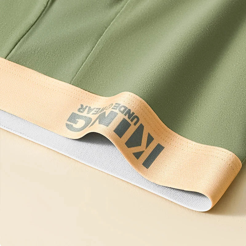 4Pcs Men's Casual Shorts Pants Underwear Panties Cotton Boxers Man Underpants Male Shorts Homme U Convex Lingerie Wholesale Lots