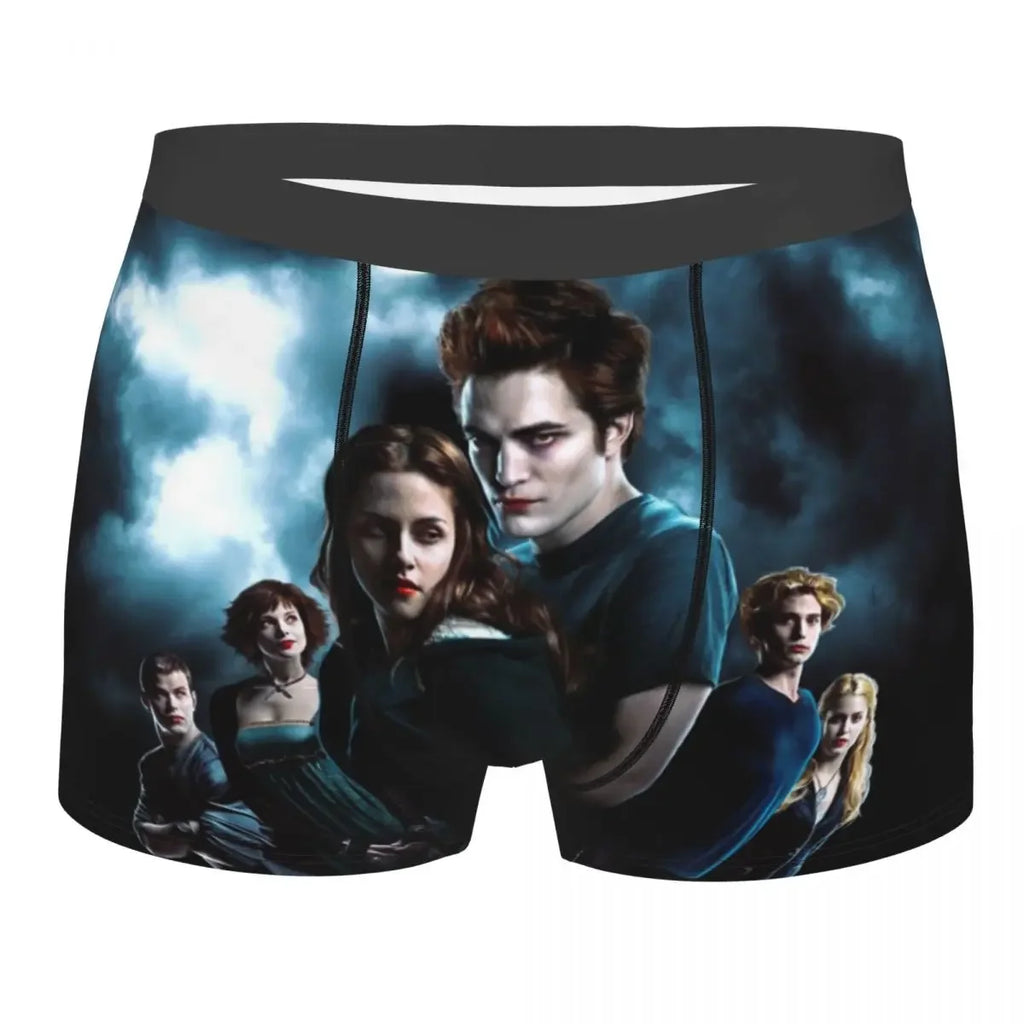 Personalized The Twilight Saga Underwear Men Sexy Printed Customized Edward Cullen Boxer Shorts Panties