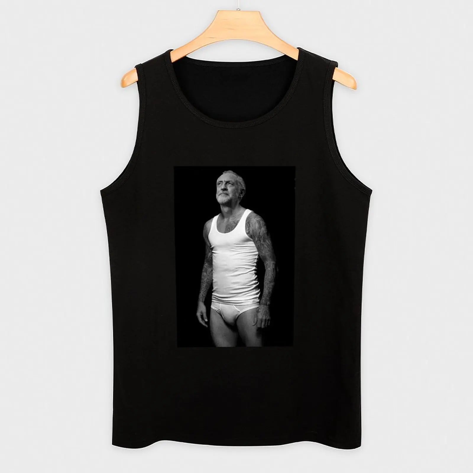 Jeremy Corbyn Underwear Model Tank Top Gym Tank Top Quick Dry Sleeveless Fitness Shirt