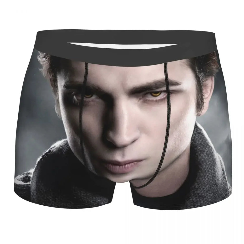 Personalized The Twilight Saga Underwear Men Sexy Printed Customized Edward Cullen Boxer Shorts Panties