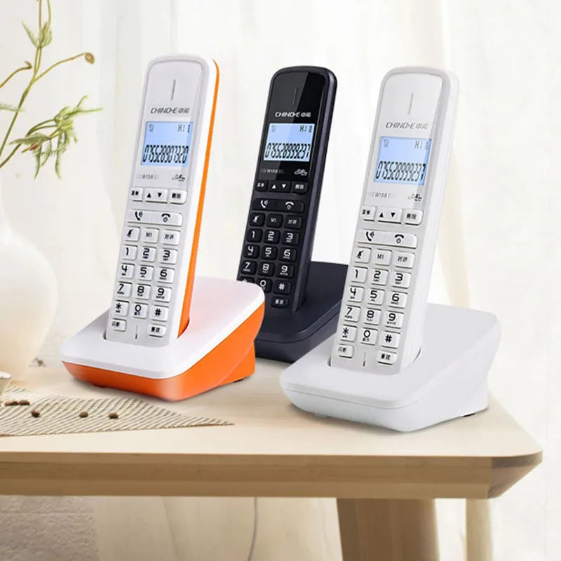 Wireless Telephone 1-4 handstes cordless Answering Machine Corded Phone Handset office home hotel Long Range table phone