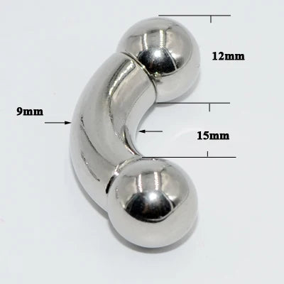 1PC Stainless Steel Big Size Straight Barbell Rings Curved Banana Penis Tragus Large Horseshoe Rings Ear Piercing jewelry