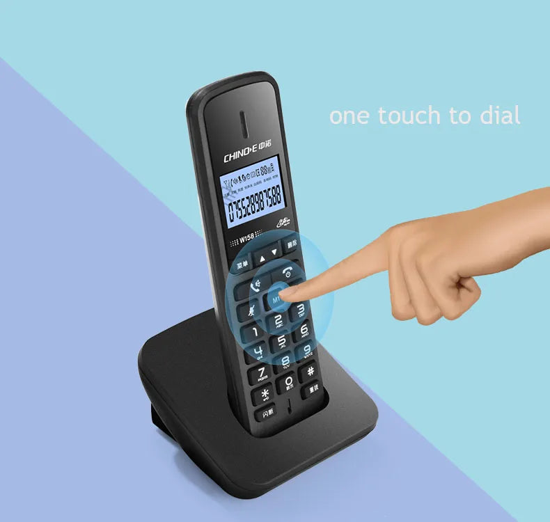 Wireless Telephone 1-4 handstes cordless Answering Machine Corded Phone Handset office home hotel Long Range table phone