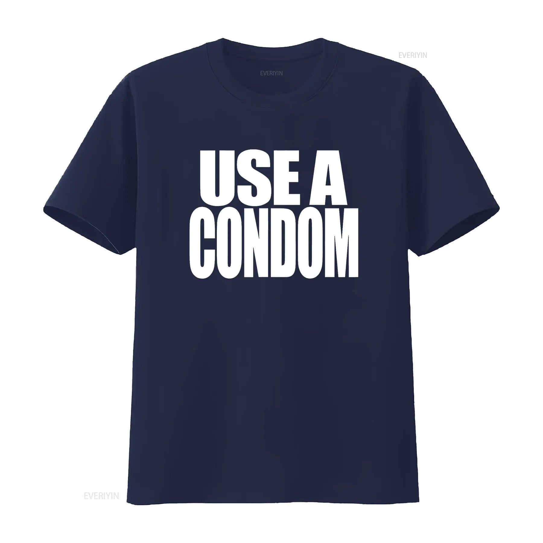 Use a Condom Trending T Shirt vintage Washed Casual Slightly Versatile Stylish Soft Stretched designer clothes Comfortable