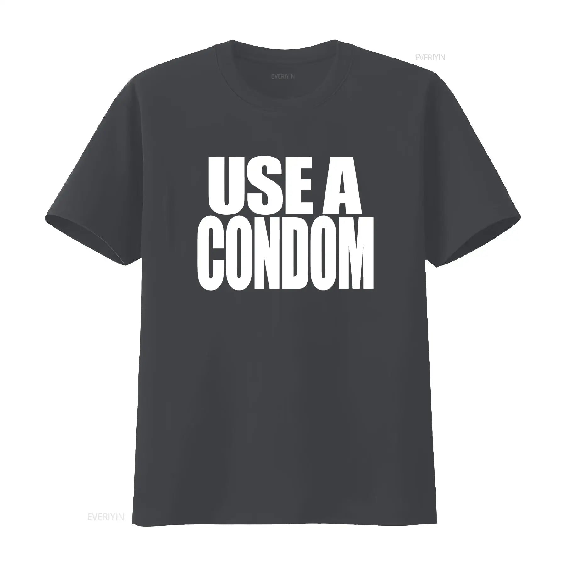 Use a Condom Trending T Shirt vintage Washed Casual Slightly Versatile Stylish Soft Stretched designer clothes Comfortable