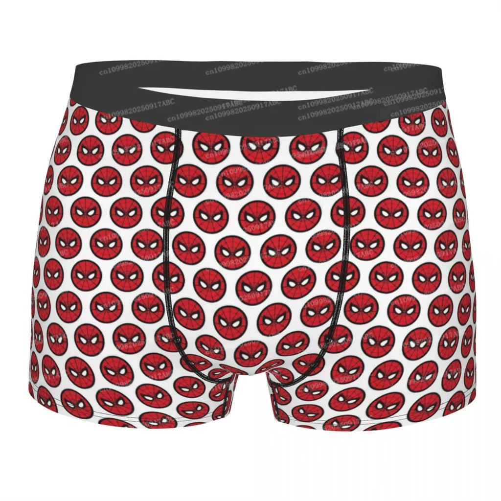 Men Underwear Spider Man Boxers Cartoon Shorts Panties Men's Underpants Comfortable Comic Animated Women Underwear Briefs