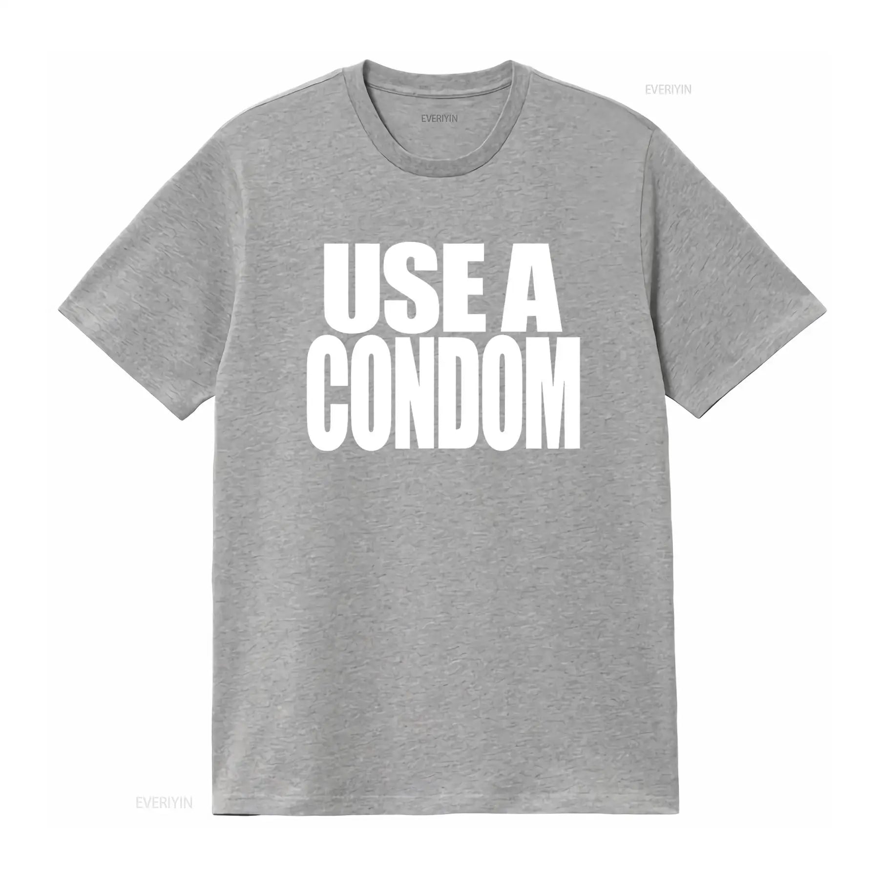 Use a Condom Trending T Shirt vintage Washed Casual Slightly Versatile Stylish Soft Stretched designer clothes Comfortable