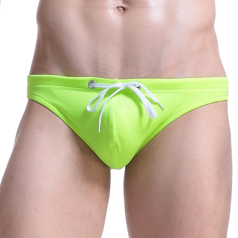 AIBC Men Bikini Swim Briefs Sport Beach Shorts Quick Dry Underwear For Swimming And Training Gym Lounge Sexy Briefs Swimwear