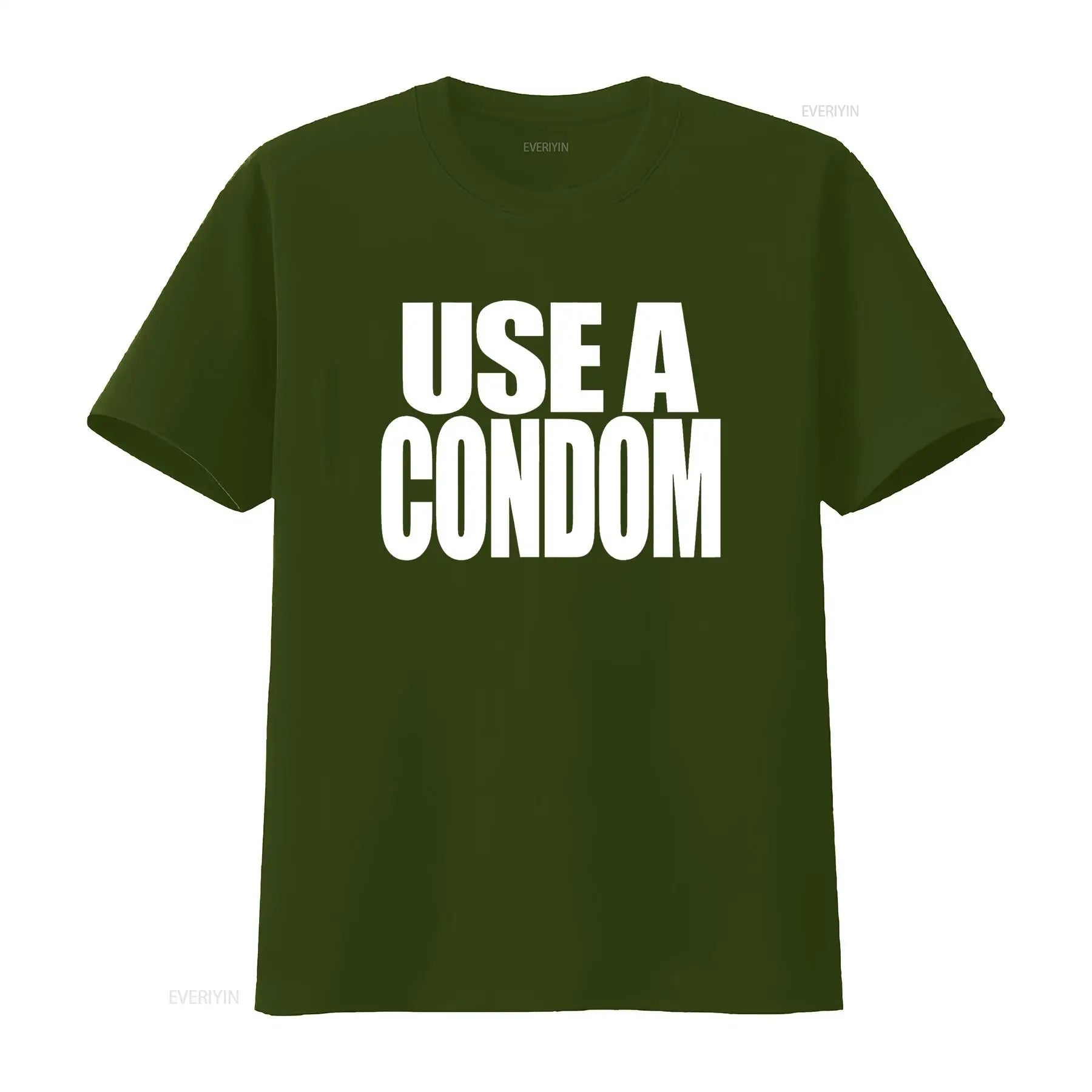 Use a Condom Trending T Shirt vintage Washed Casual Slightly Versatile Stylish Soft Stretched designer clothes Comfortable